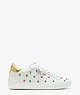 Ace Gem Sneakers, Optic White/Gold, ProductTile