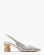 Soiree Slingback Pumps, Gold/Silver, Product