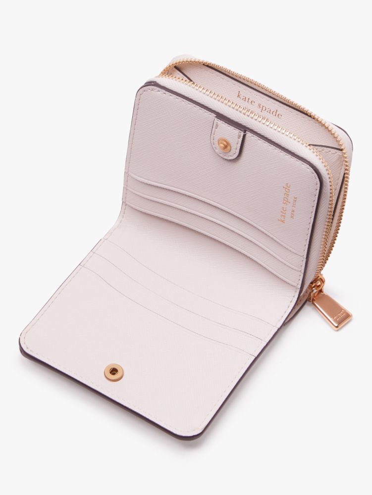 モーガン ボウ エンベリッシュ スモール コンパクト ウォレット, Parchment, Product