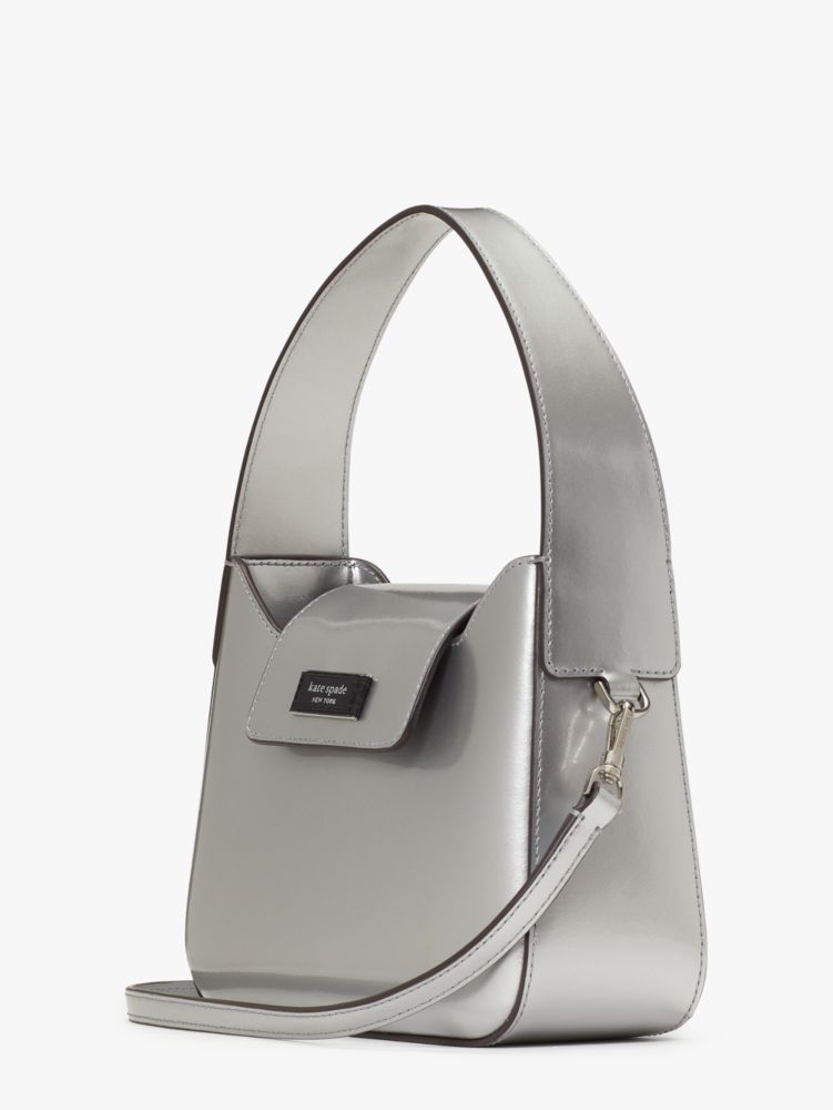 Sam Icon Metallic Patent Leather Mini Hobo Bag | Kate Spade New York