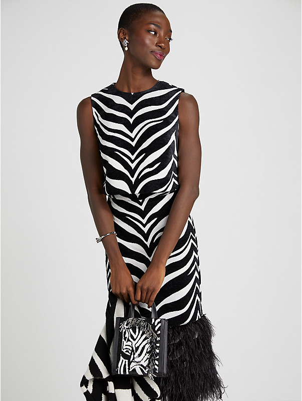 Bold Zebra Top aus Jacquard, , rr_large