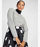 Pearl Rhinestone Embellished Sweater, Grey Melange, ProductTile
