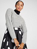 pearl-rhinestone embellished sweater, , s7productThumbnail