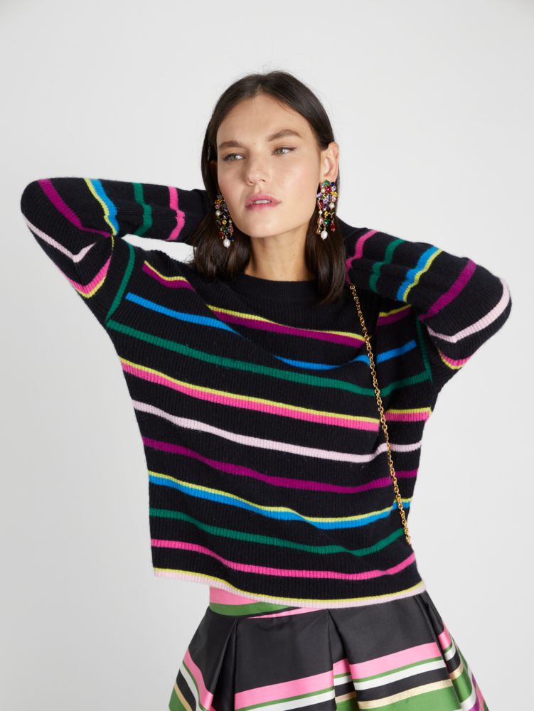 Party Stripe Sweater | Kate Spade New York