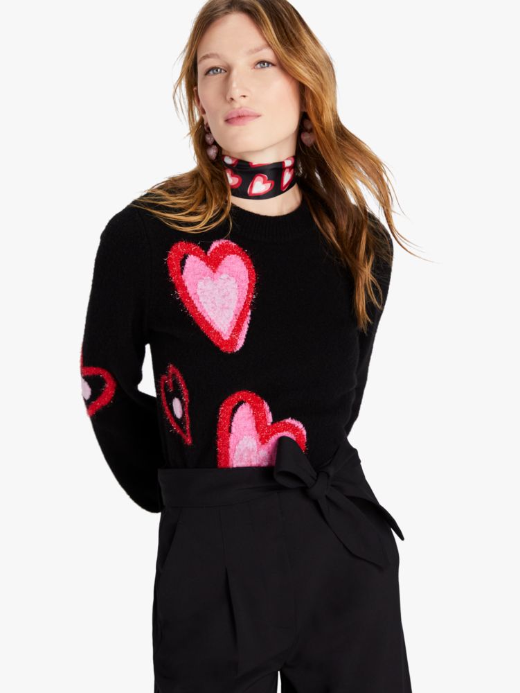 Overlapping Hearts Sweater | Kate Spade New York