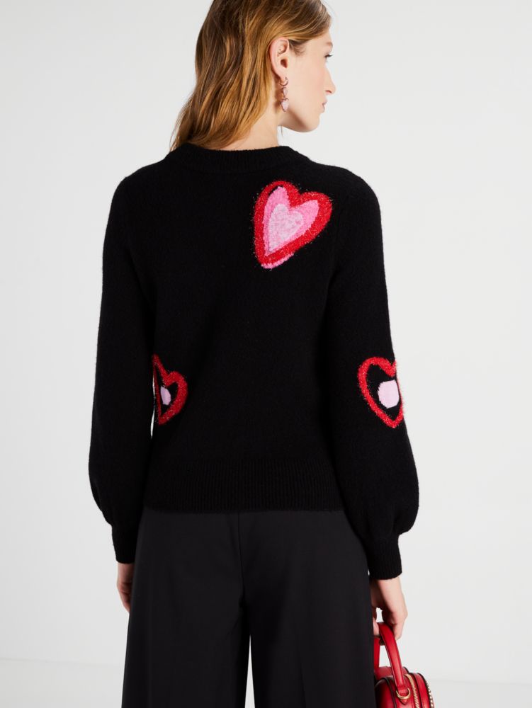 Kate Spade Overlapping Hearts Sweater. 4