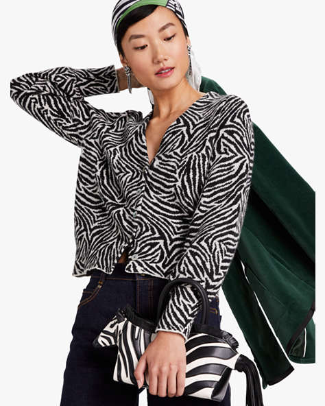 Earn Your Stripes Cardigan, Black, ProductTile
