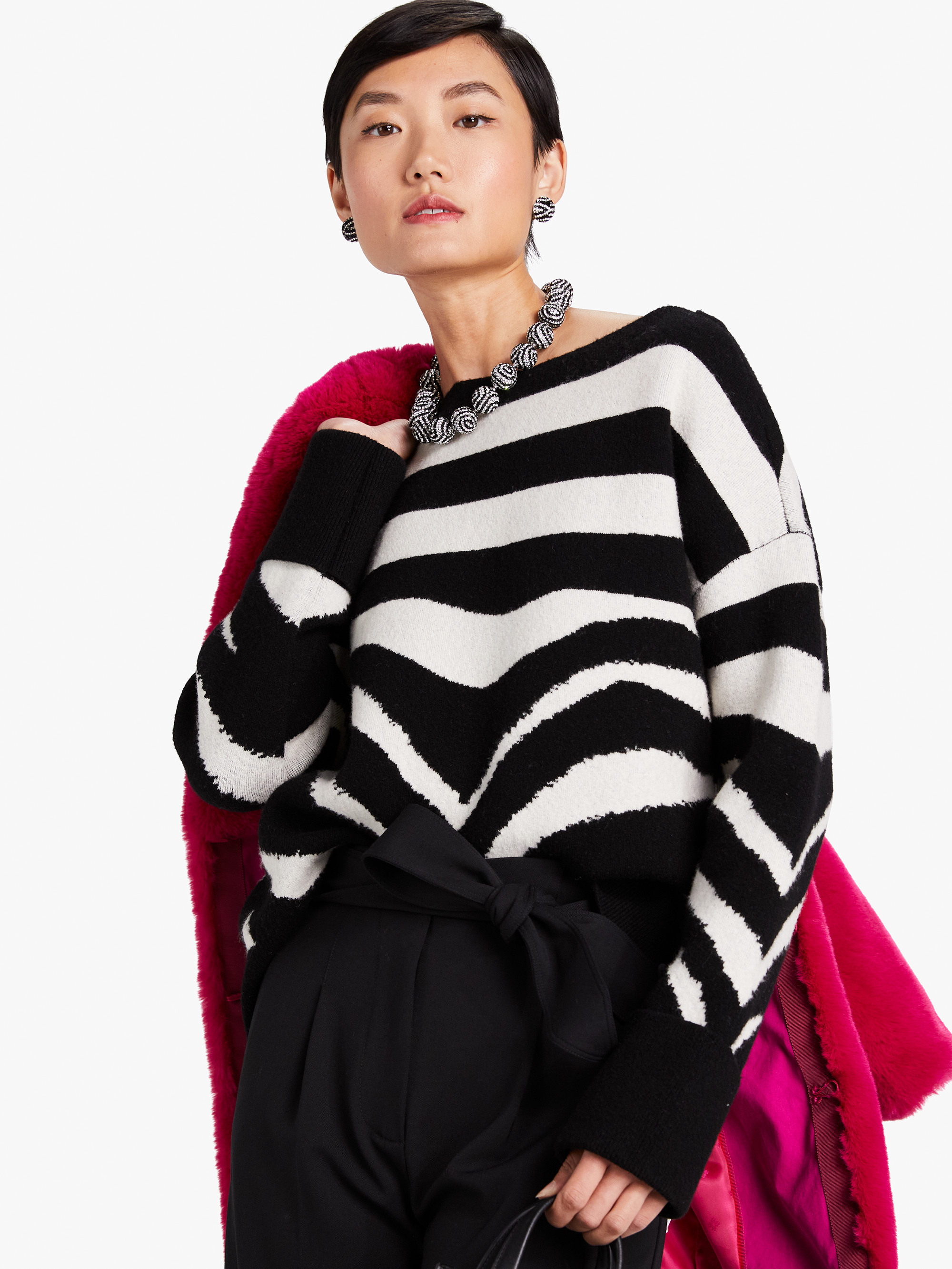 Kate Spade Bold Zebra Sweater