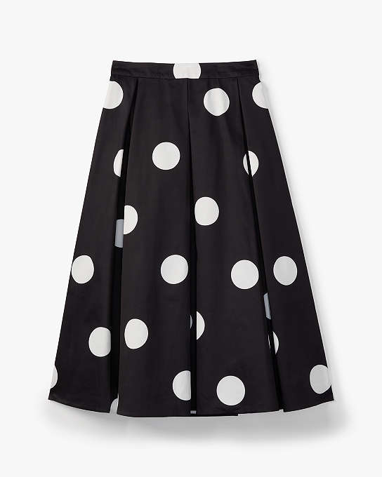 Giant Dot Faille Skirt | Kate Spade New York
