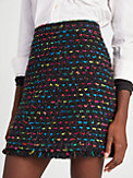 metallic tweed skirt, , s7productThumbnail