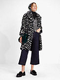 Bold Zebra Faux Fur Coat, , s7productThumbnail