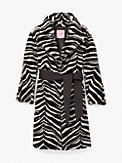 Bold Zebra Faux Fur Coat, , s7productThumbnail