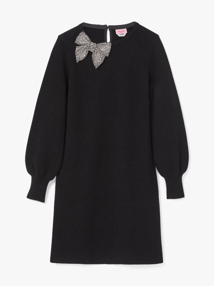 Bow Rhinestone Sweater Dress | Kate Spade New York