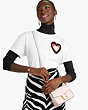Embellished Overlapping Hearts Tee, , Product