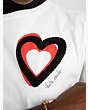 T-shirt Mit Verzierten Überlappenden Herzen, , Product