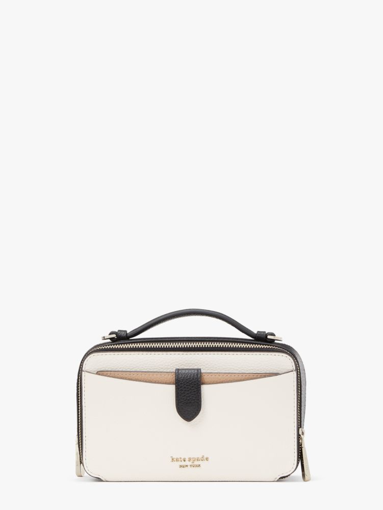 Kate Spade Hudson Colorblocked Double-Zip Crossbody