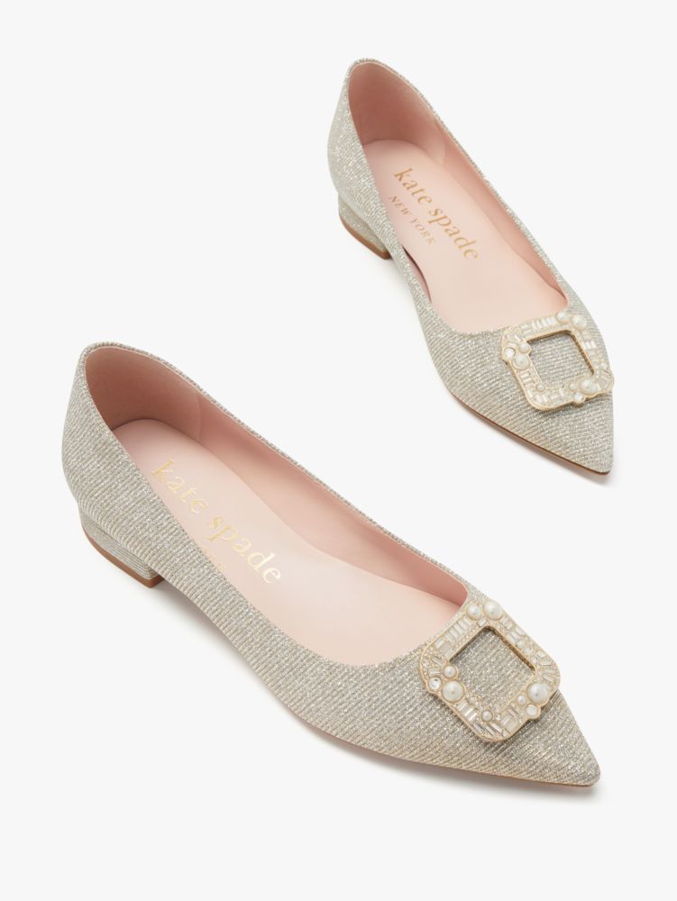 Size 10.5 Lurex Designer Flats and Loafers for | Kate Spade New York