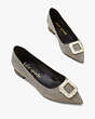 Buckle Up Flats, Black Gold Silver, Product