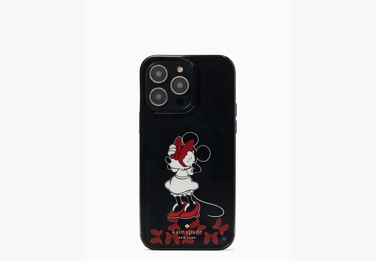 Kate Spade,minnie mouse bow resin iphone 14 pro max case, image number 0