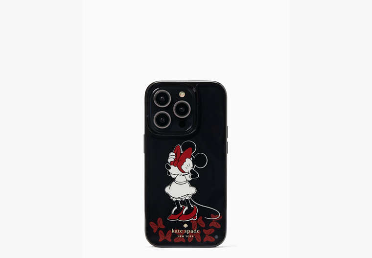 Kate Spade,minnie mouse bow resin iphone 14 pro case, image number 0