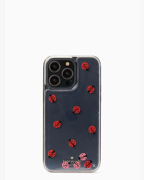 Ladybug Resin iPhone 14 Pro Case, Clear, ProductTile