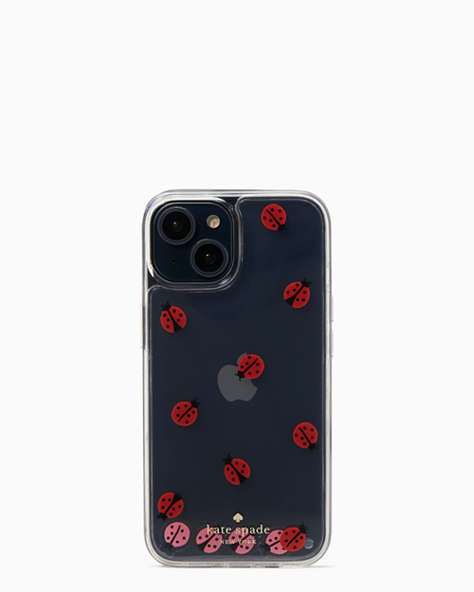 Ladybug Resin iPhone 14 Case, Clear, ProductTile