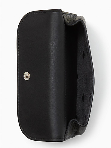 dumpling pebbled leather small flap card holder, , rr_productgrid