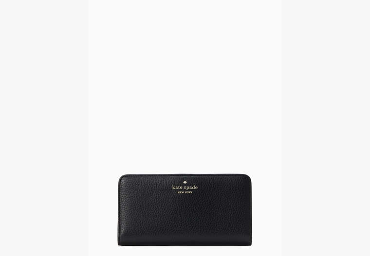 Dumpling Large Slim Bifold Wallet, Black, Product image number 0