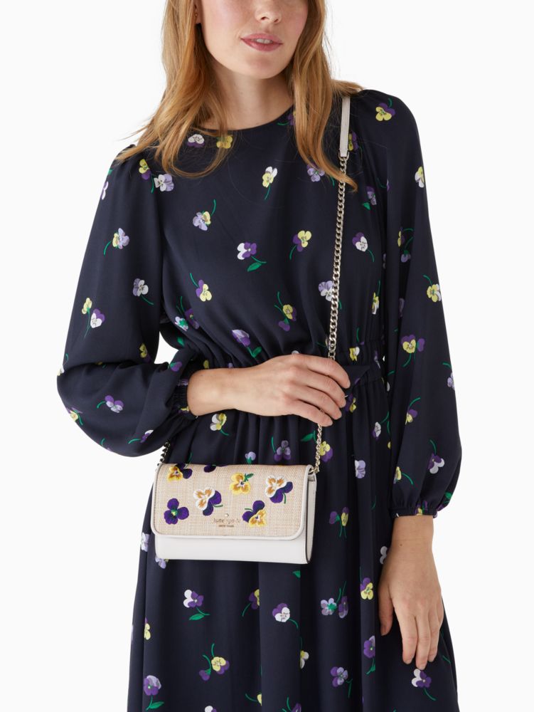 Wild Petal Embroidered Floral Crossbody