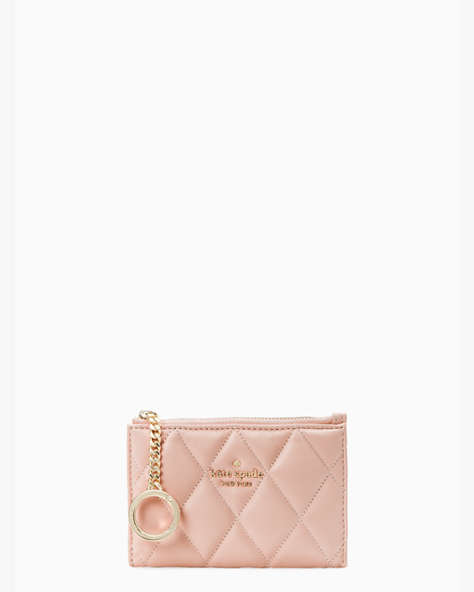 Carey Small Card Holder, Conch Pink, ProductTile