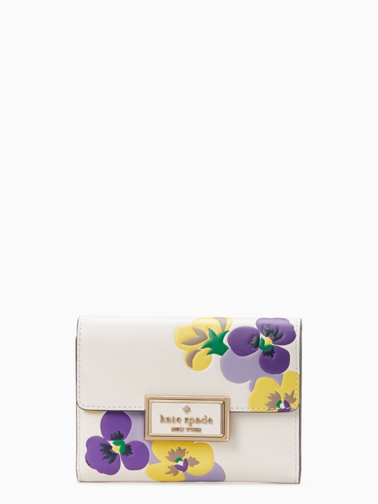 Reegan Pansy Toss Medium Flap Wallet | Kate Spade Surprise