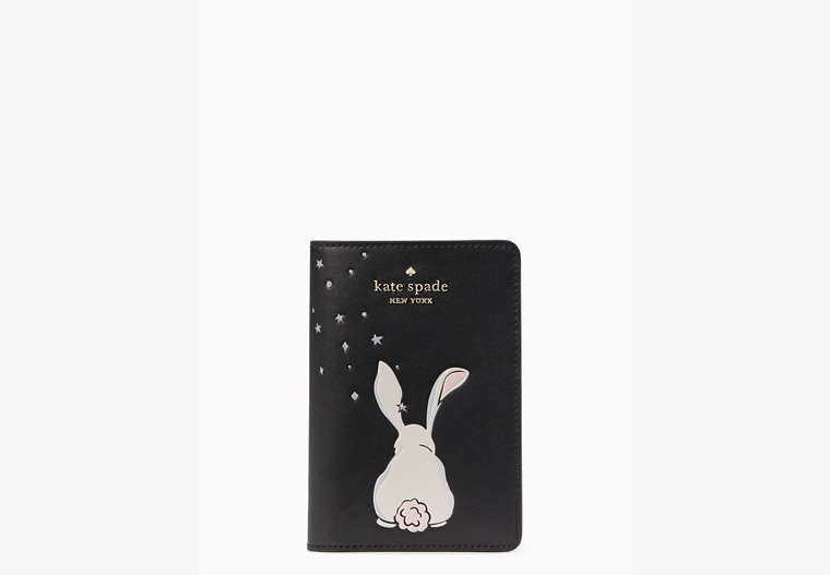 Bunbun Bunny Passport Holder, Black Multi, Product image number 0