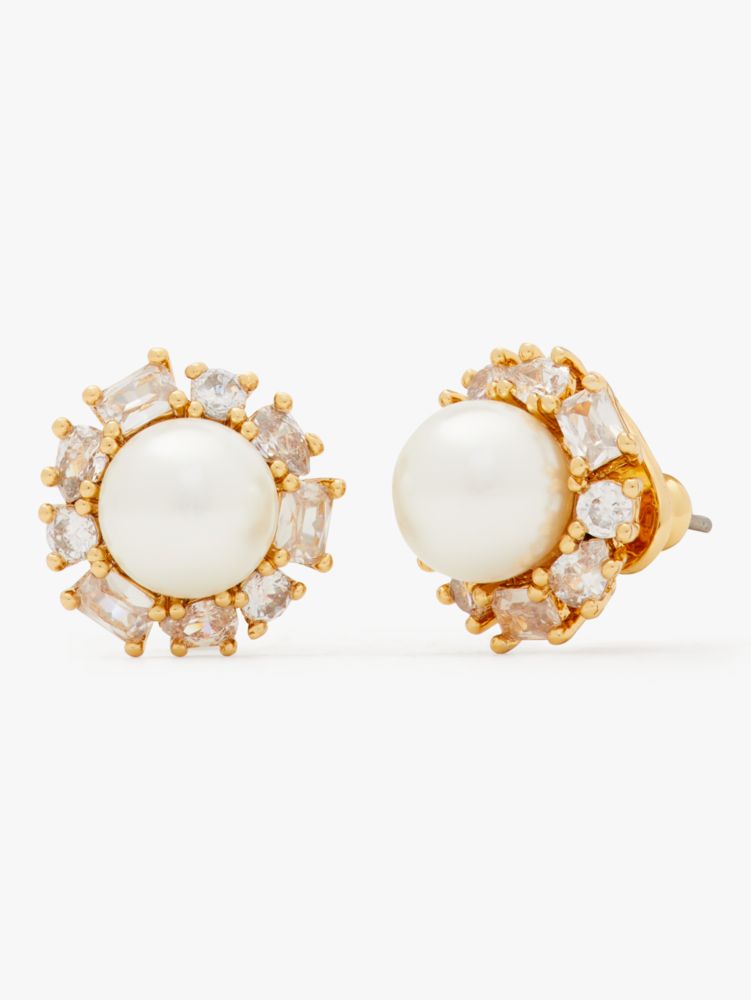 Kate Spade Pearl Halo Studs