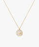 Lucky Charm Love Pendant, Cream/Gold, ProductTile