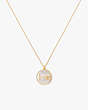 Lucky Charm Love Pendant, Cream/Gold, Product
