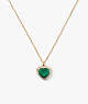 My Love Pavé Heart Pendant, Emerald, ProductTile