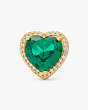 My Love Pavé Heart Studs, Emerald, Product
