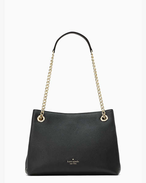 Halle Chain Shoulder Bag, Black, ProductTile