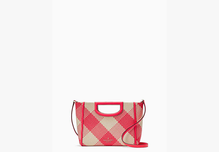 Alexia Gingham Crossbody, Wild Rose, Product image number 0