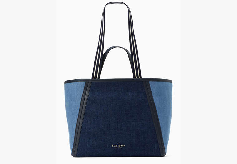 Rosie Large Tote, Blue Multi, Product image number 0