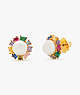 Candy Shop Pearl Halo Studs, Multi, ProductTile