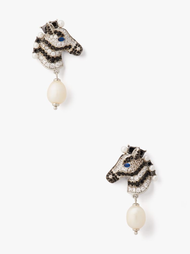 Earn Your Stripes Drop Earrings | Kate Spade New York