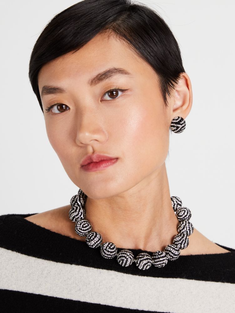 Earn Your Stripes Statement Necklace | Kate Spade New York