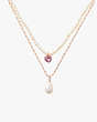 My Love Double Strand Necklace, Pink Multi, Product