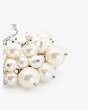 Pearls Please Cluster Bracelet, Cream/Silver, Product