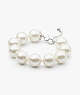 Pearls Please Bracelet, Cream/Silver, ProductTile