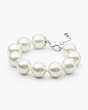 Pearls Please Bracelet, Cream/Silver, Product