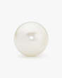 Pearls Please Statement Studs, Cream/Silver, Product