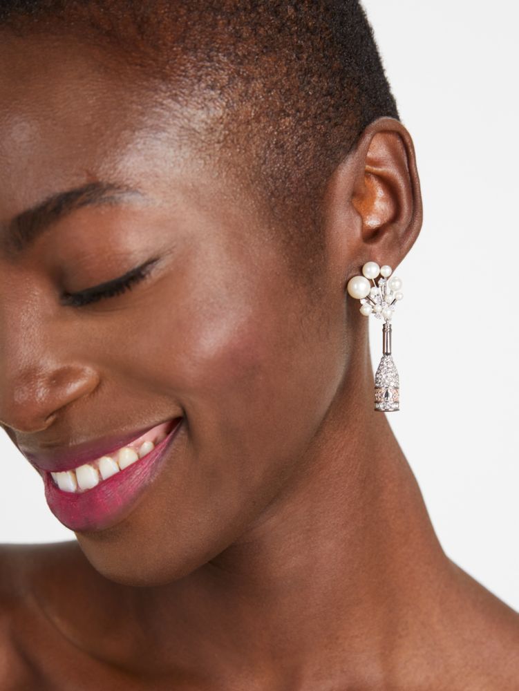Women's neutral multi Cheers To That Drop Earrings | Kate Spade New York NL