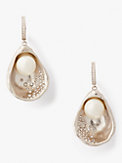oyster drop earrings, , s7productThumbnail
